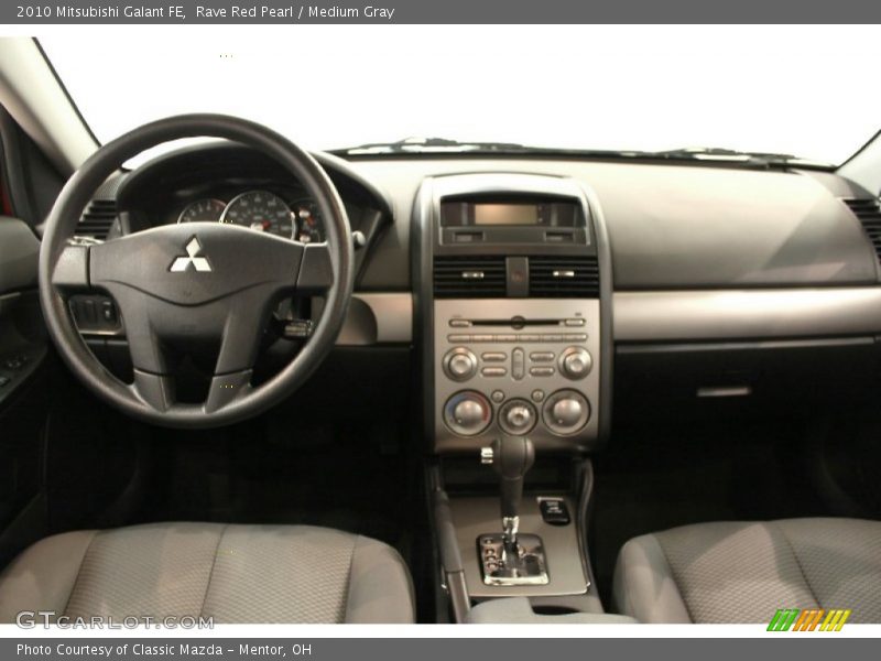 Rave Red Pearl / Medium Gray 2010 Mitsubishi Galant FE