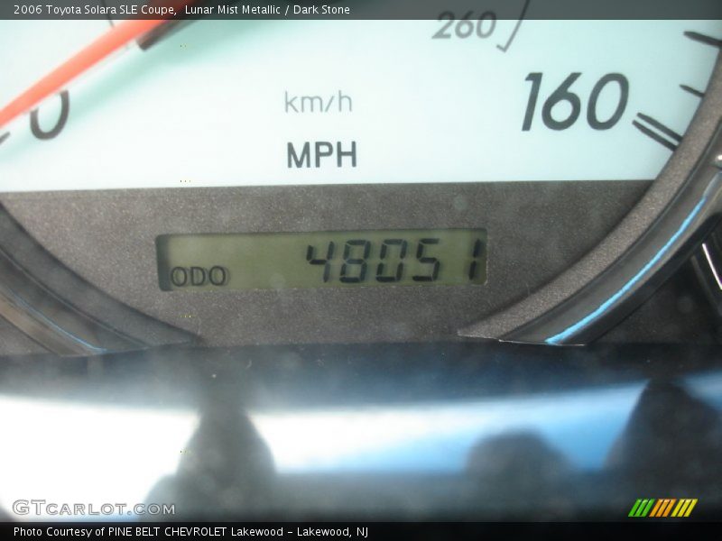 Lunar Mist Metallic / Dark Stone 2006 Toyota Solara SLE Coupe