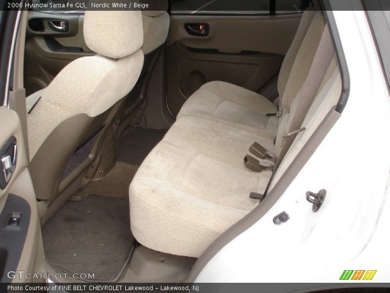 Nordic White / Beige 2006 Hyundai Santa Fe GLS