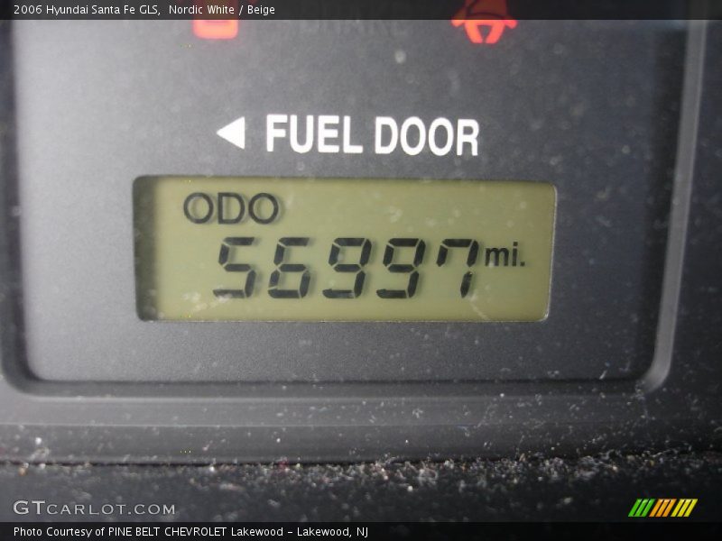 Nordic White / Beige 2006 Hyundai Santa Fe GLS