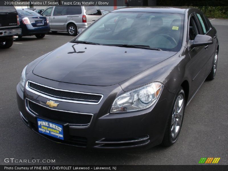 Taupe Gray Metallic / Ebony 2010 Chevrolet Malibu LT Sedan
