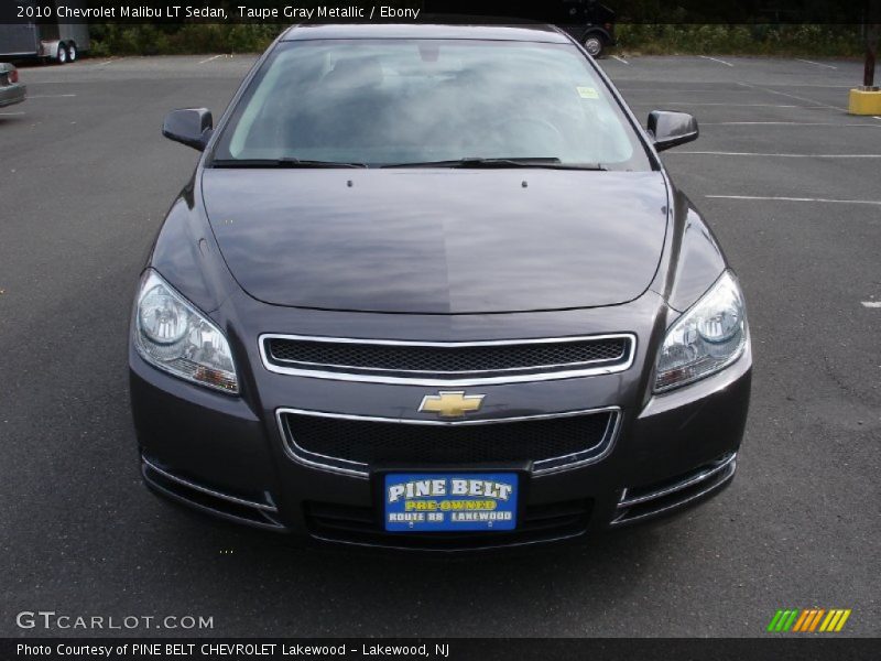 Taupe Gray Metallic / Ebony 2010 Chevrolet Malibu LT Sedan