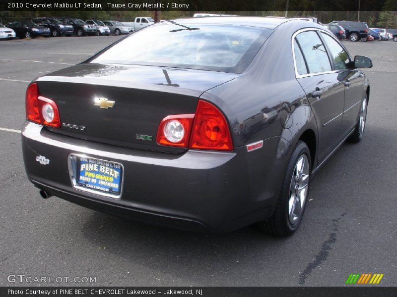 Taupe Gray Metallic / Ebony 2010 Chevrolet Malibu LT Sedan