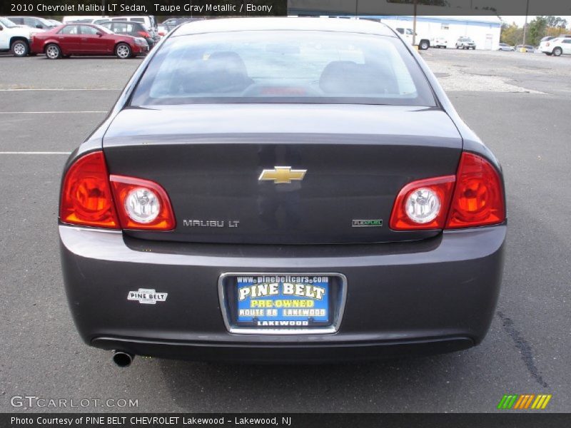 Taupe Gray Metallic / Ebony 2010 Chevrolet Malibu LT Sedan