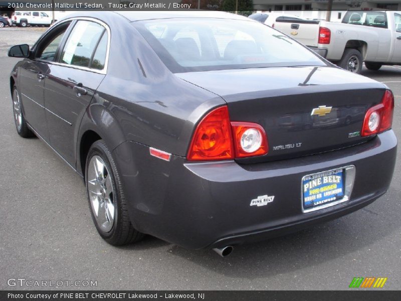 Taupe Gray Metallic / Ebony 2010 Chevrolet Malibu LT Sedan