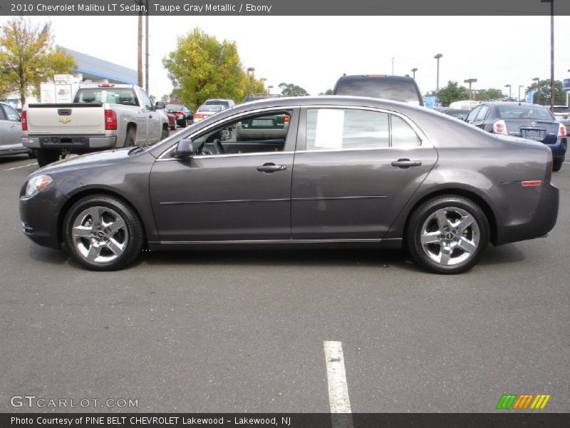 Taupe Gray Metallic / Ebony 2010 Chevrolet Malibu LT Sedan