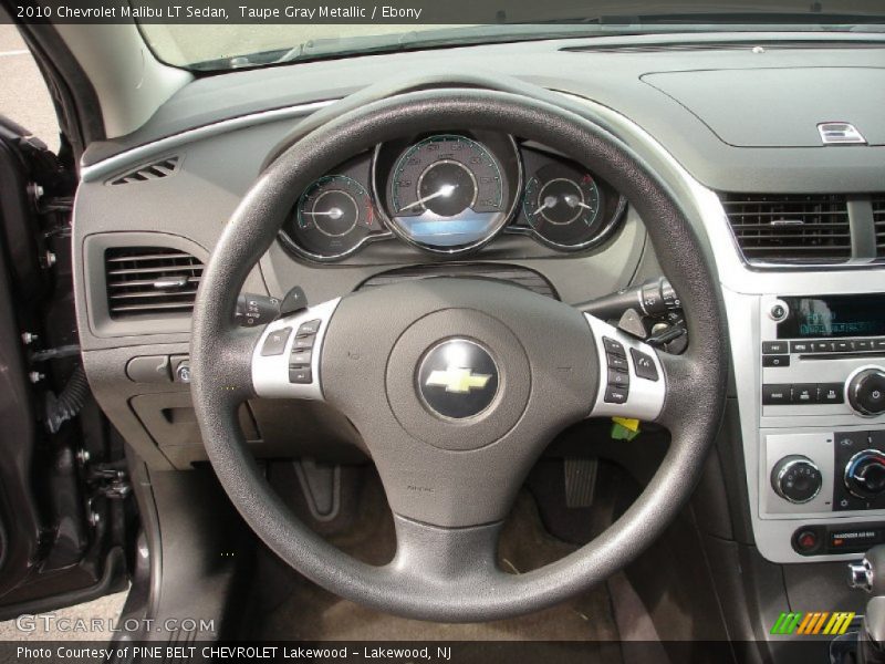Taupe Gray Metallic / Ebony 2010 Chevrolet Malibu LT Sedan