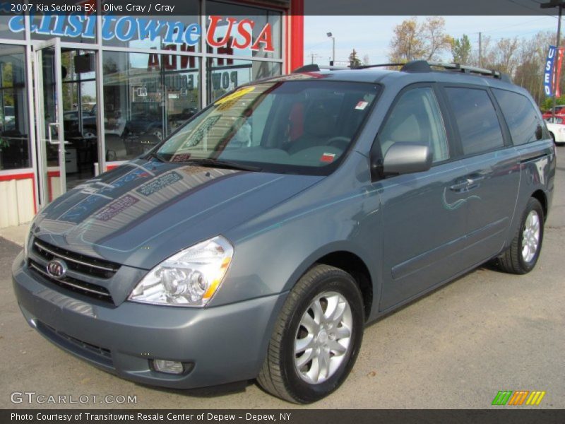 Olive Gray / Gray 2007 Kia Sedona EX