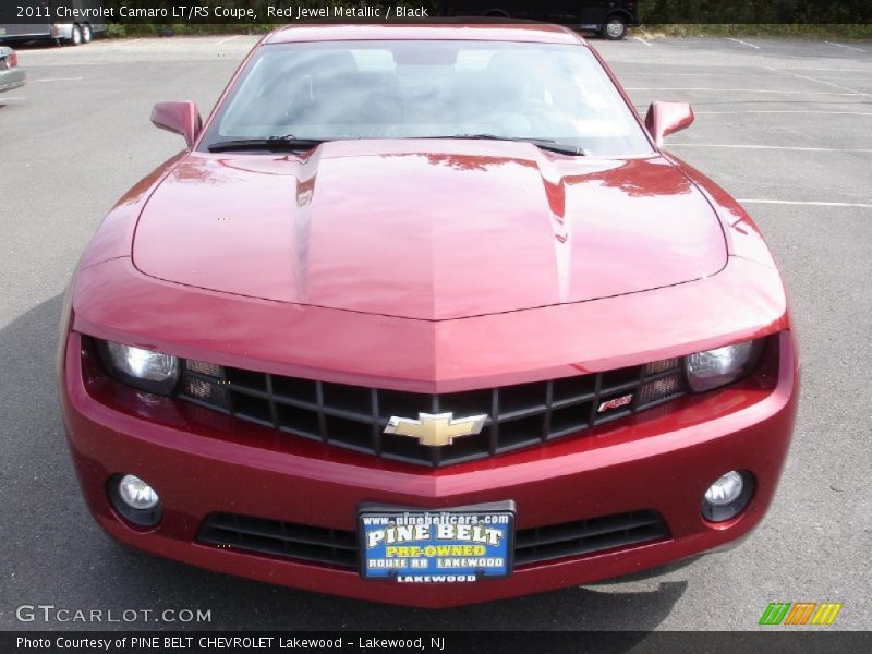 Red Jewel Metallic / Black 2011 Chevrolet Camaro LT/RS Coupe