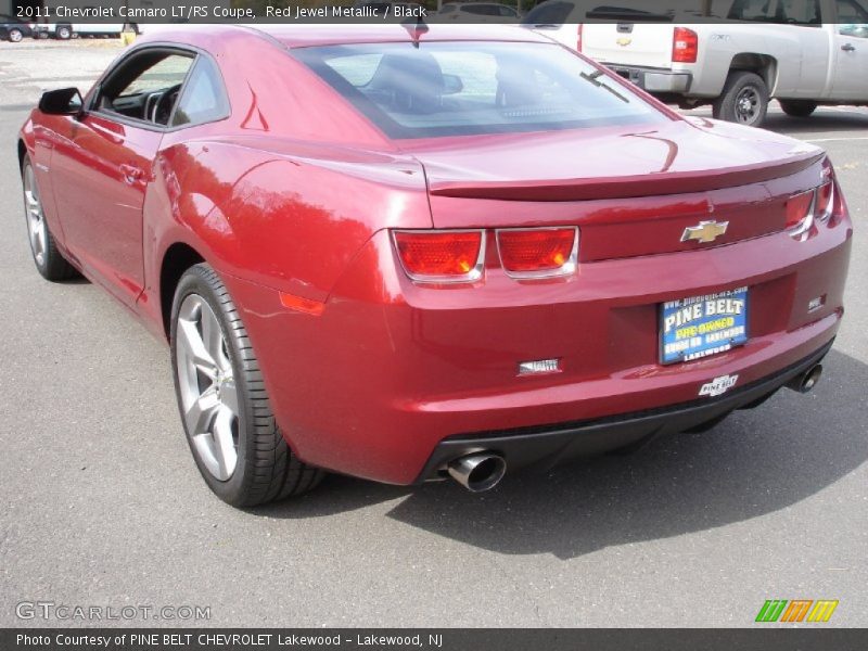 Red Jewel Metallic / Black 2011 Chevrolet Camaro LT/RS Coupe