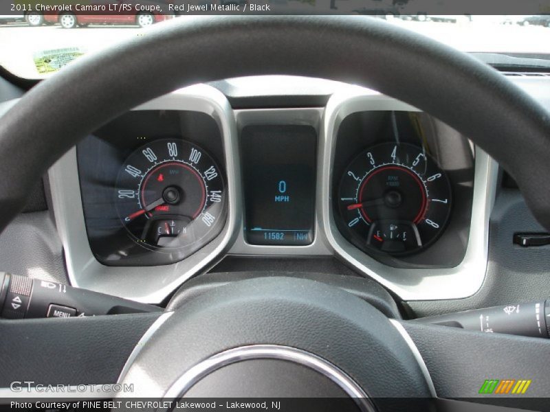 Red Jewel Metallic / Black 2011 Chevrolet Camaro LT/RS Coupe
