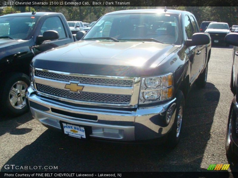 Black / Dark Titanium 2012 Chevrolet Silverado 1500 LS Extended Cab