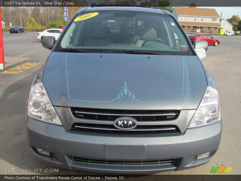 Olive Gray / Gray 2007 Kia Sedona EX