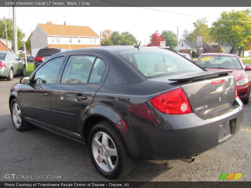 Black / Gray 2008 Chevrolet Cobalt LT Sedan