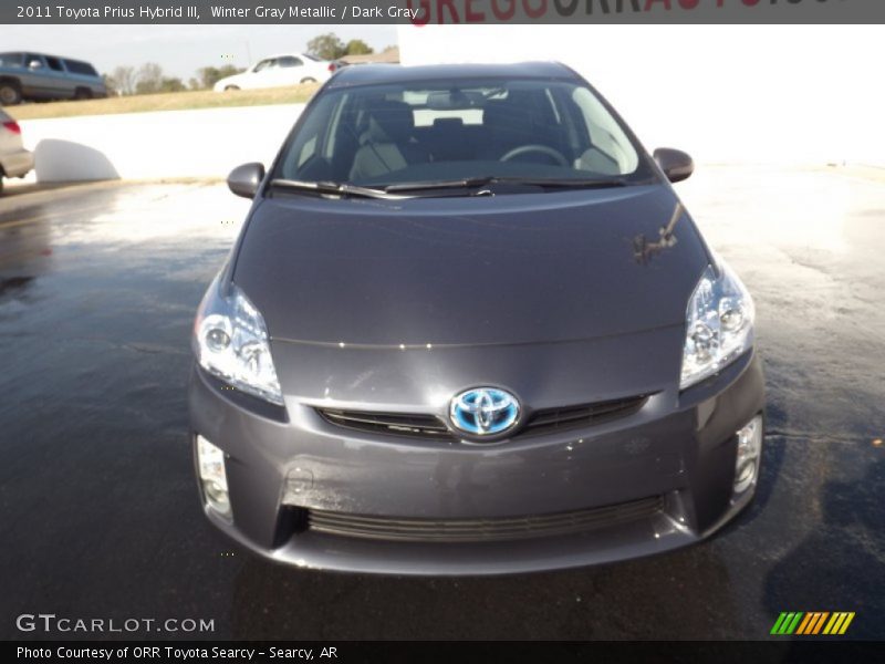 Winter Gray Metallic / Dark Gray 2011 Toyota Prius Hybrid III