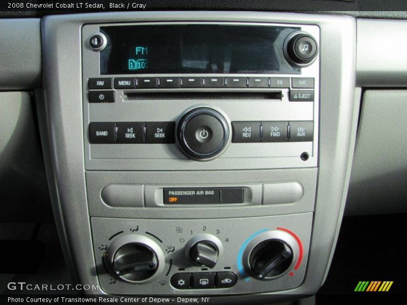 Black / Gray 2008 Chevrolet Cobalt LT Sedan
