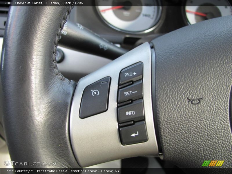 Black / Gray 2008 Chevrolet Cobalt LT Sedan