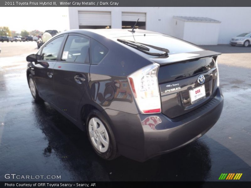 Winter Gray Metallic / Dark Gray 2011 Toyota Prius Hybrid III
