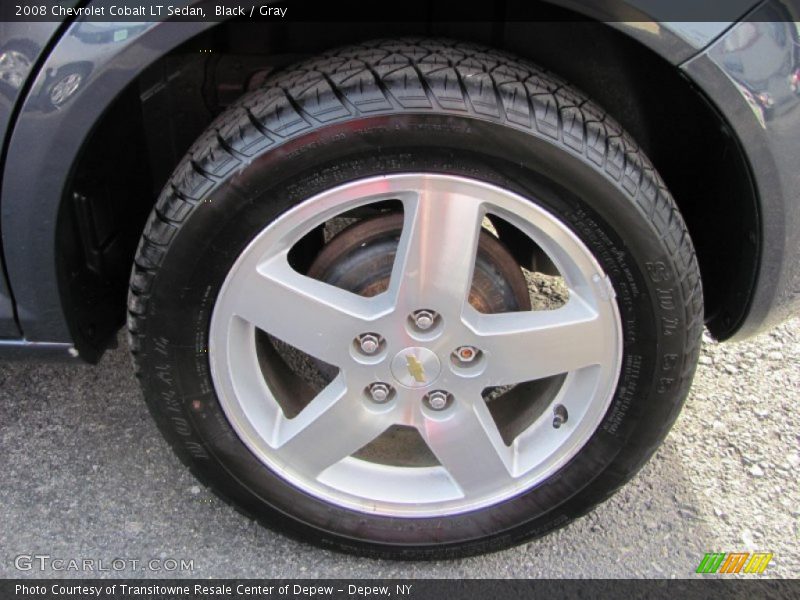 Black / Gray 2008 Chevrolet Cobalt LT Sedan