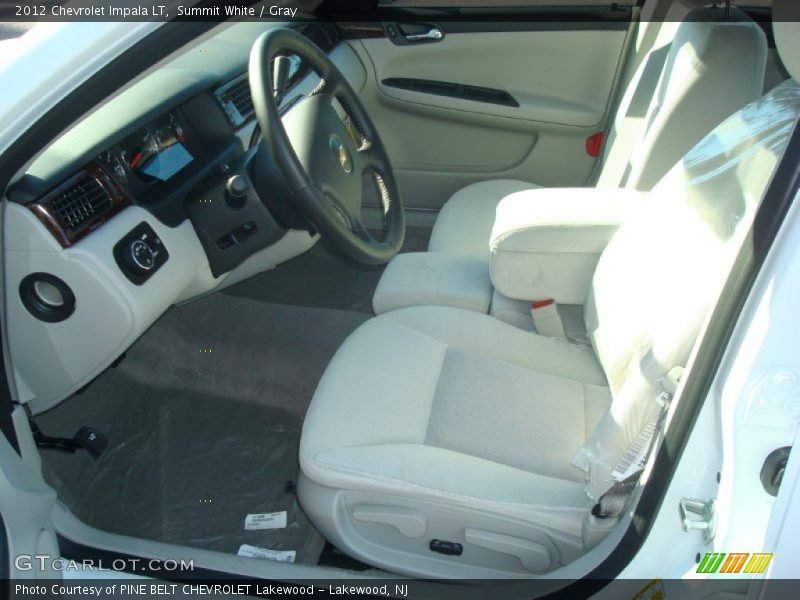 Summit White / Gray 2012 Chevrolet Impala LT