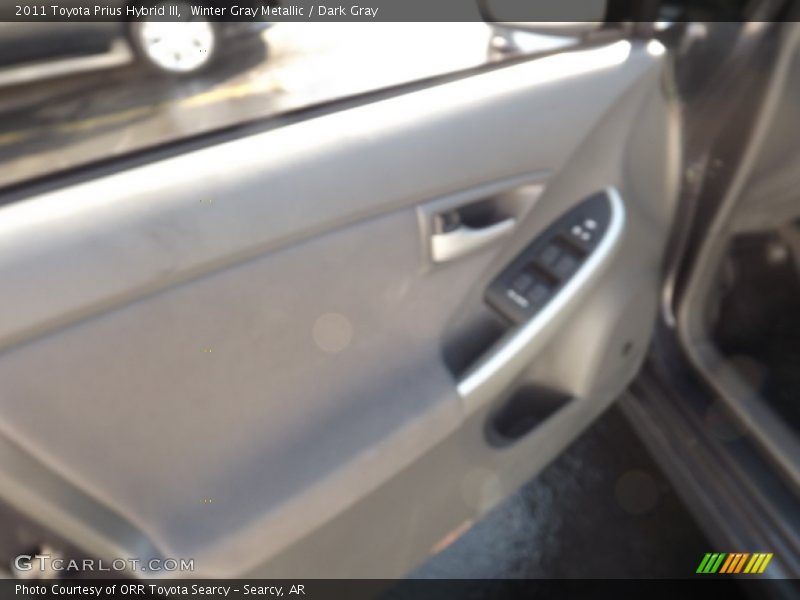 Winter Gray Metallic / Dark Gray 2011 Toyota Prius Hybrid III