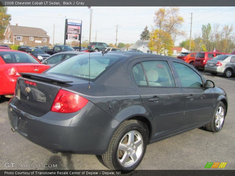 Black / Gray 2008 Chevrolet Cobalt LT Sedan