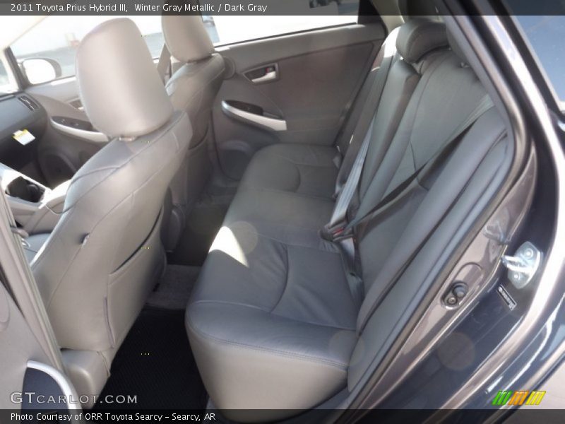 Winter Gray Metallic / Dark Gray 2011 Toyota Prius Hybrid III