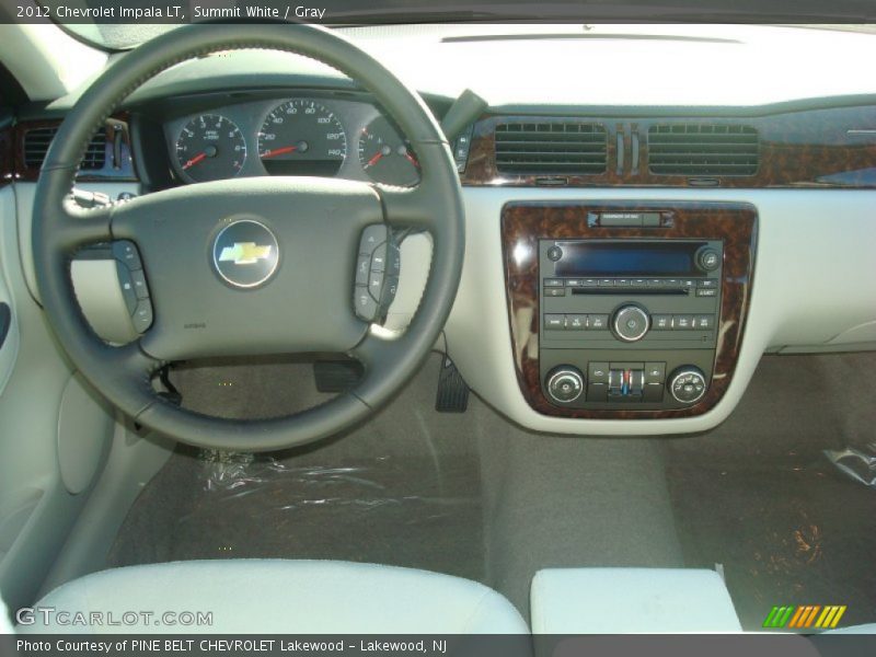 Summit White / Gray 2012 Chevrolet Impala LT
