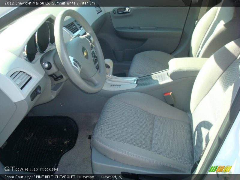 Summit White / Titanium 2012 Chevrolet Malibu LS