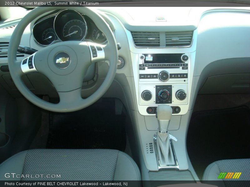 Summit White / Titanium 2012 Chevrolet Malibu LS