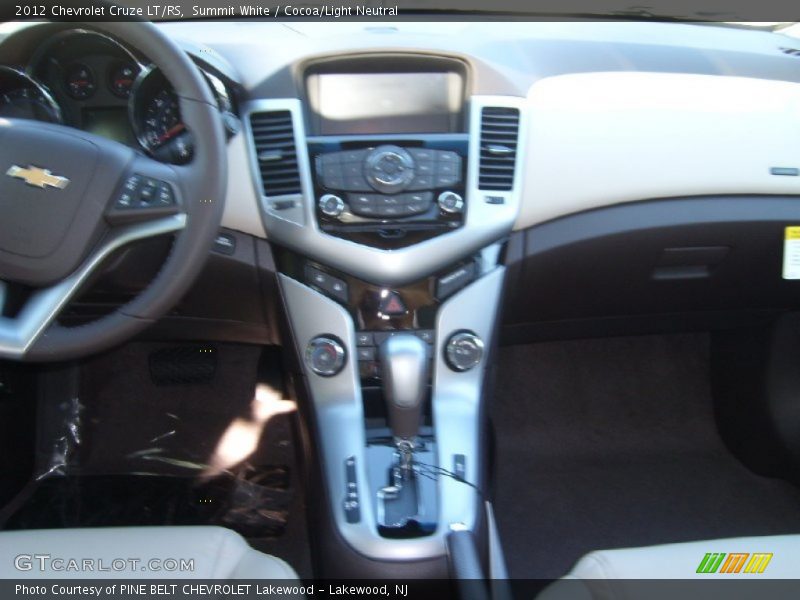 Summit White / Cocoa/Light Neutral 2012 Chevrolet Cruze LT/RS