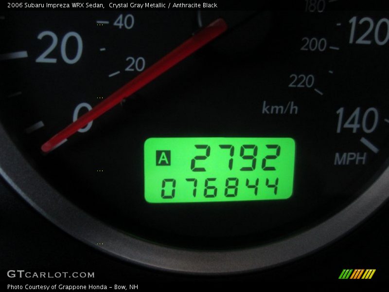 Crystal Gray Metallic / Anthracite Black 2006 Subaru Impreza WRX Sedan