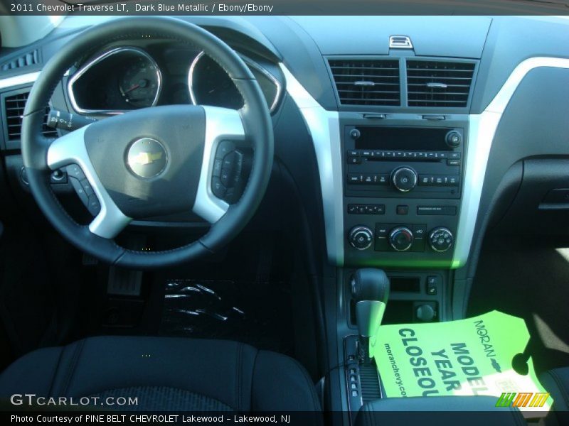 Dark Blue Metallic / Ebony/Ebony 2011 Chevrolet Traverse LT