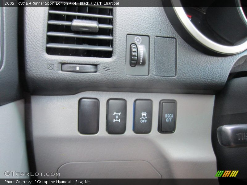 Black / Dark Charcoal 2009 Toyota 4Runner Sport Edition 4x4