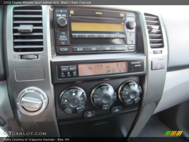Black / Dark Charcoal 2009 Toyota 4Runner Sport Edition 4x4