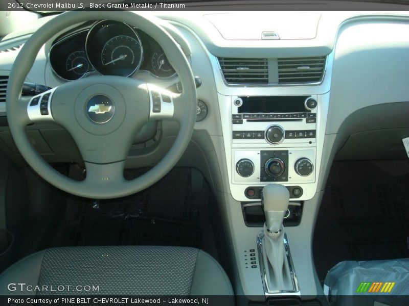 Black Granite Metallic / Titanium 2012 Chevrolet Malibu LS
