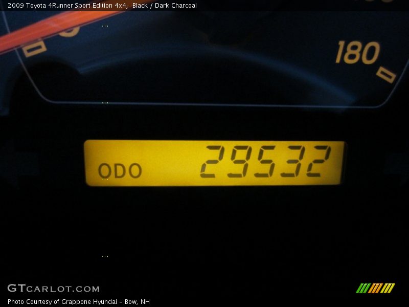 Black / Dark Charcoal 2009 Toyota 4Runner Sport Edition 4x4