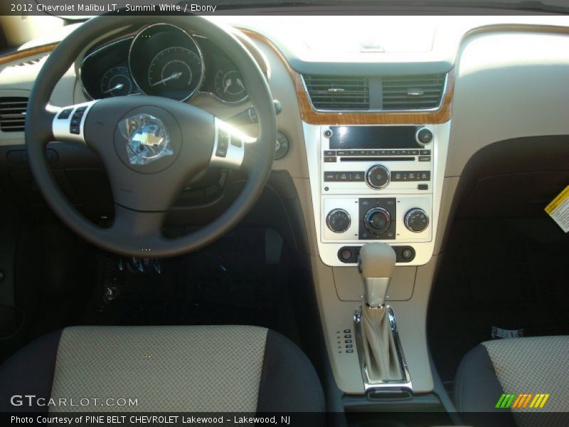 Summit White / Ebony 2012 Chevrolet Malibu LT