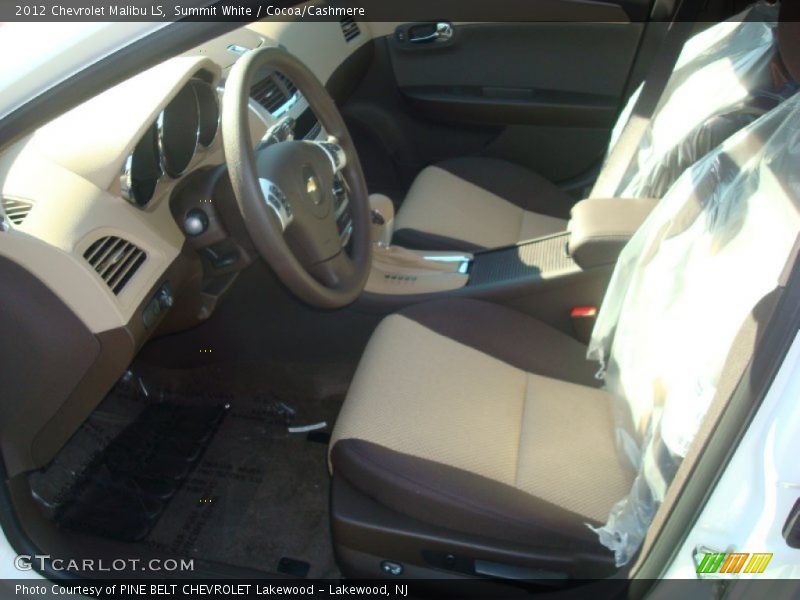 Summit White / Cocoa/Cashmere 2012 Chevrolet Malibu LS