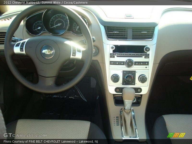 Summit White / Cocoa/Cashmere 2012 Chevrolet Malibu LS