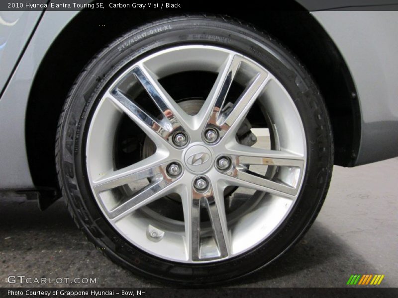 Carbon Gray Mist / Black 2010 Hyundai Elantra Touring SE