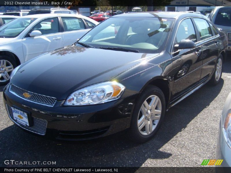 Black / Gray 2012 Chevrolet Impala LT
