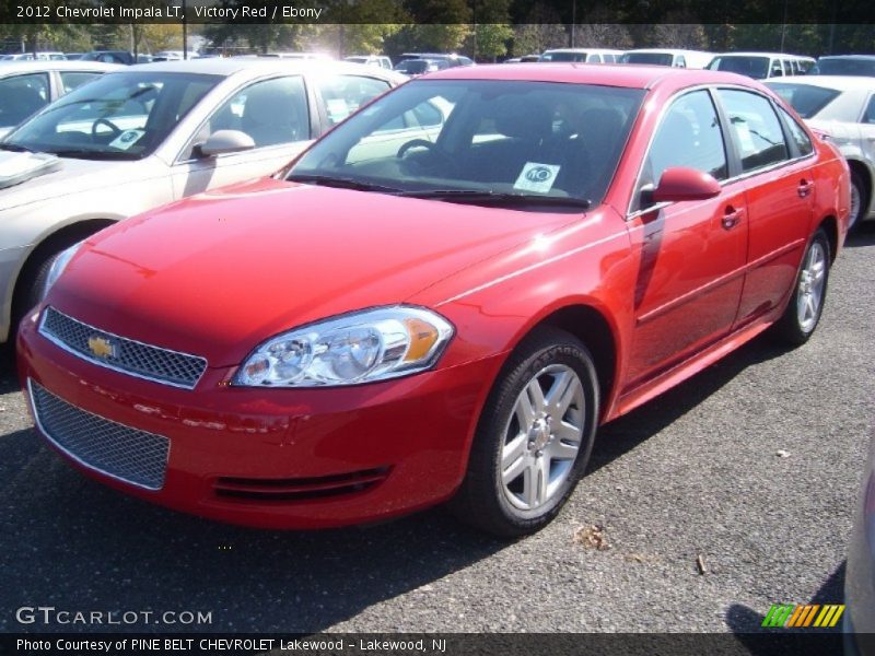 Victory Red / Ebony 2012 Chevrolet Impala LT