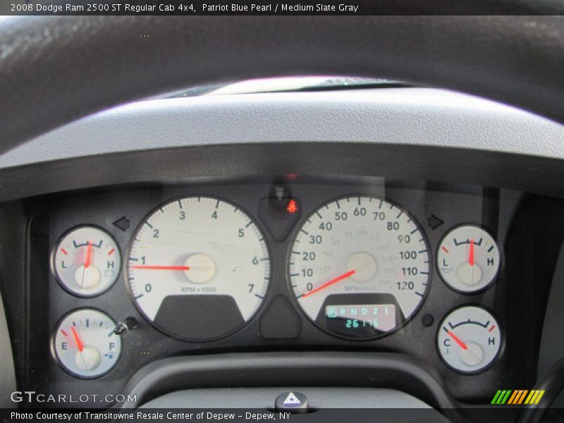  2008 Ram 2500 ST Regular Cab 4x4 ST Regular Cab 4x4 Gauges