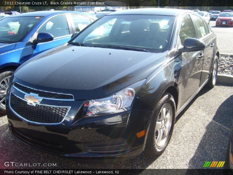 Black Granite Metallic / Jet Black 2012 Chevrolet Cruze LT