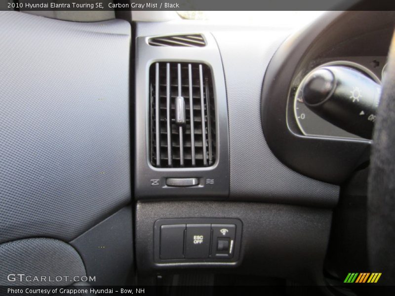 Carbon Gray Mist / Black 2010 Hyundai Elantra Touring SE