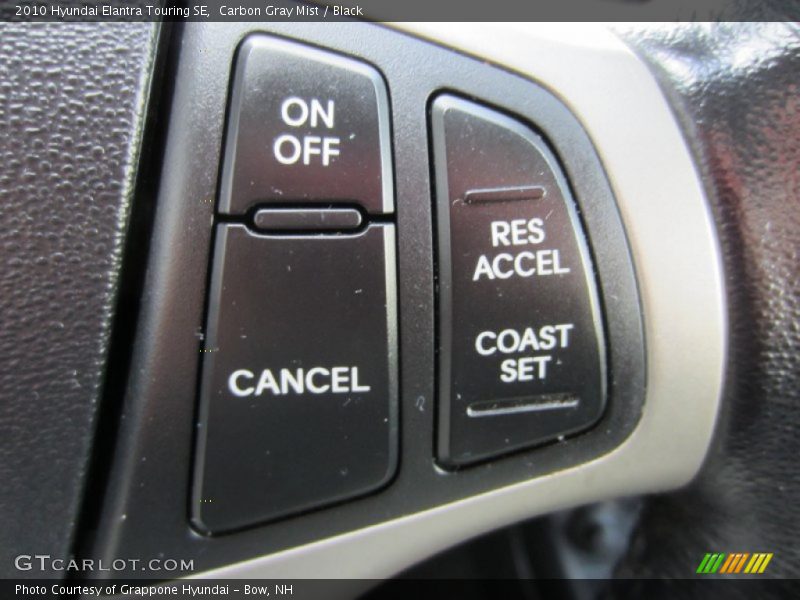 Carbon Gray Mist / Black 2010 Hyundai Elantra Touring SE