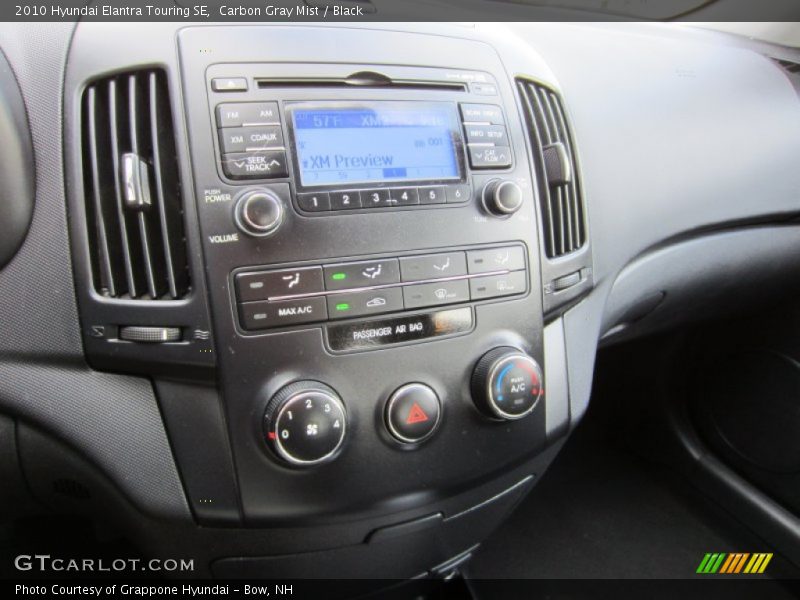 Controls of 2010 Elantra Touring SE