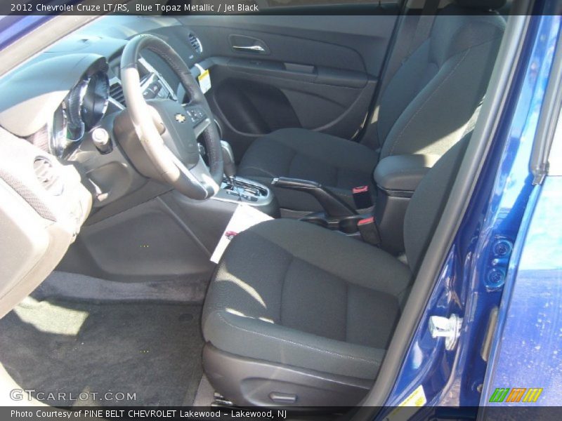 Blue Topaz Metallic / Jet Black 2012 Chevrolet Cruze LT/RS