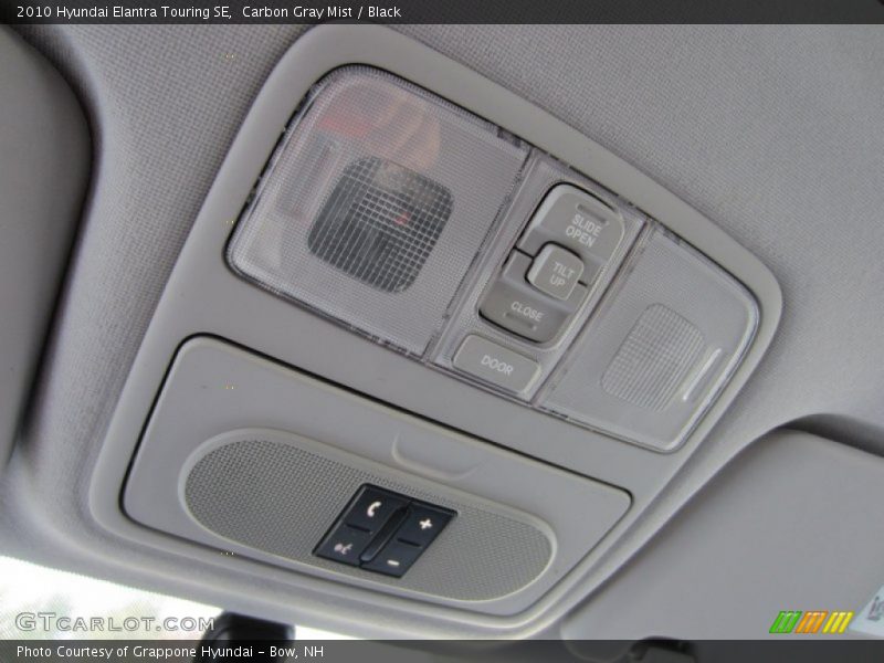 Carbon Gray Mist / Black 2010 Hyundai Elantra Touring SE